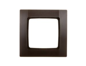 KARO Ramka pojedyncza czekoladowy metalik R-1S/40
