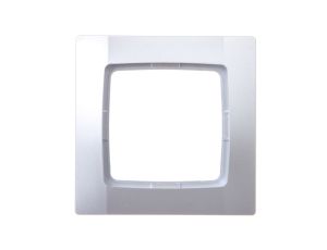 KARO Ramka pojedyncza srebrny perłowy R-1S/43