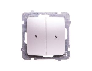 KARO Łącznik żaluzjowy srebrny perłowy ŁP-7S/m/43