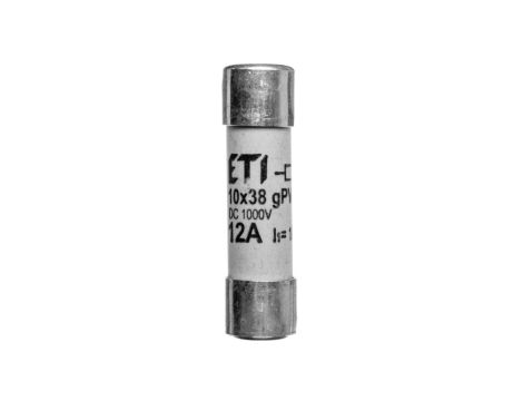 Wkladka bezpiecznikowa cylindryczna PV 10x38mm 12A gPV 1000V DC CH10 002625106