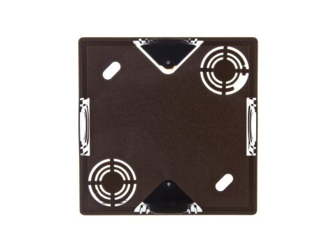 AKCENT Puszka natynkowa pojedyncza brązowa PNP-AG/24