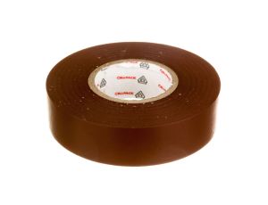 Taśma izolacyjna PVC, 128 0.15-19-25 brązowa, 145805