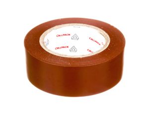 Taśma izolacyjna PVC, 128 0.15-19-10 brązowa, 145817