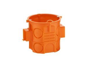 Puszka podtynkowa 60mm głęboka z wkrętami pomarańczowa S60DFw 33069008 /110szt./