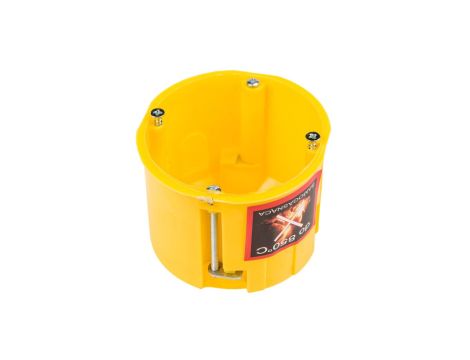 Puszka podtynkowa 60mm regips głęboka niepalna żółta PK-60 0220-0N /40szt/