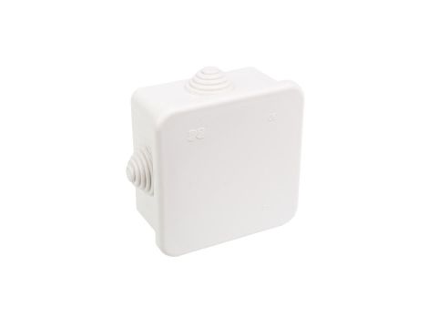FAST-BOX Puszka hermetyczna n/t 80x80x42mm pusta IP55 biała 0242-00