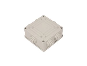Puszka n/t 100x100x50 tworzywo IP55 szara GW44004