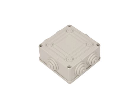 Puszka n/t 100x100x50 tworzywo IP55 szara GW44004