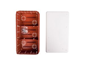 Puszka p/t 152mm 294x 70mm Ze śrubami biały 48 RANGE GW48007