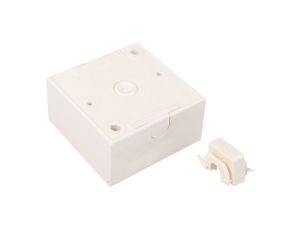 Berker/B.Kwadrat Puszka natynkowa pojedyncza kremowa 5310419902