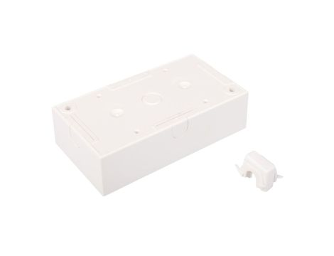 Berker/B.Kwadrat Puszka natynkowa podwójna biała 5310429909