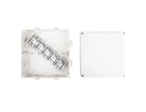 Puszka hermetyczna n/t PK-8 196x196x78mm z zaciskiem 5x35mm2 IP55 biała 0232-00