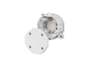 Puszka hermetyczna n/t P5 80x38mm zaciskami 5x2,5mm2 IP41 biała 80x38 0212-00