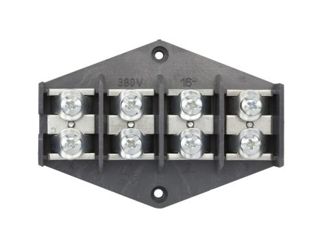 Pierścień rozgałęźny 4x16mm2 czarny 0965-00