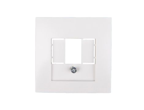 Berker/B.Kwadrat Element centralny gniazda TAE i głośnikowego biały 5310338989
