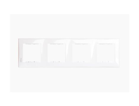 Sedna Ramka poczwórna biała pionowa SDN5802021