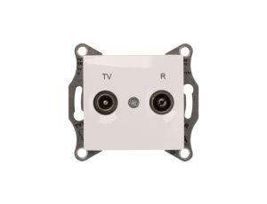 Sedna Gniazdo antenowe RD/TV końcowe białe SDN3301621