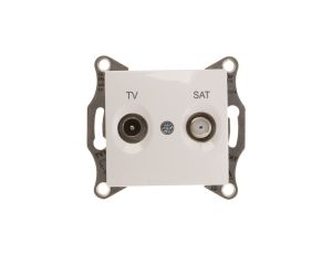 Sedna Gniazdo antenowe TV/SAT końcowe 1dB białe SDN3401621