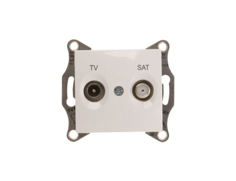Sedna Gniazdo antenowe TV/SAT końcowe 1dB białe SDN3401621