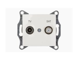 Sedna Gniazdo antenowe TV/SAT końcowe 1dB kremowe SDN3401623