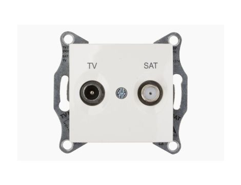 Sedna Gniazdo antenowe TV/SAT końcowe 1dB kremowe SDN3401623