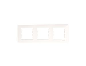 Sedna Ramka potrójna pozioma biała SDN5800521