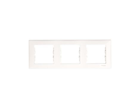 Sedna Ramka potrójna pozioma biała SDN5800521