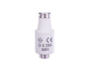 Wkładka bezpiecznikowa BiWts 25A DII gF 500V LE27F25