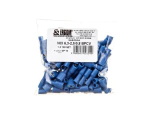 Nasuwka całkowicie izolowana NCI 6,3-2,5/0,8 BPCV E10KN-03010400701 /100szt./