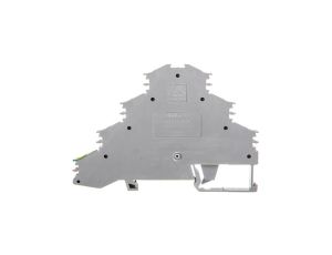 Złączka szynowa 4-piętrowa 4mm2 L1 L2 L3 PE szara 281-530