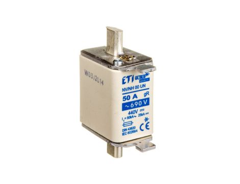 Wkładka bezpiecznikowa NH00 50A gR 690V 004331209 /3szt./