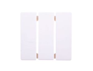 Klawisz 3-biegunowy przycisk biały tworzywo 16656089