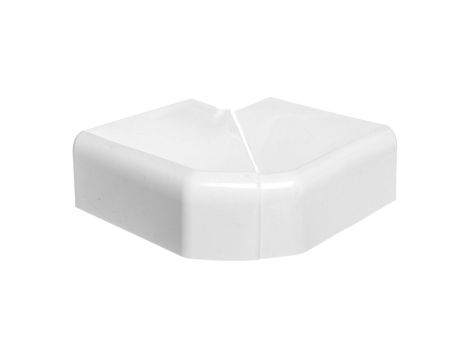 Naroże kanału płaskie regulowane DLP 50x150 białe 010789
