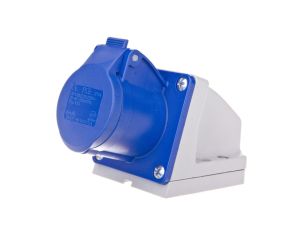 Gniazdo stałe 16A 3P 230V niebieskie IP44 /mała obudowa/ 113-6K
