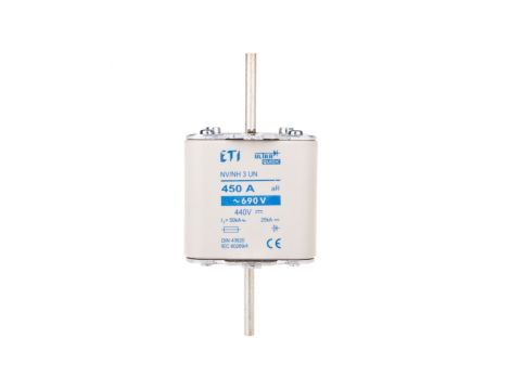 Wkładka bezpiecznikowa NH3 450A aR 690V 004335213 /3szt./