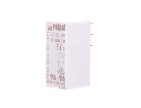 Przekaźnik miniaturowy 1P 16A 12V DC PCB AgNi RM85-3011-35-1012 604574 /20szt./