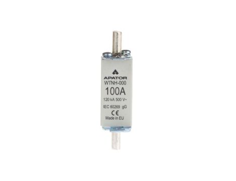 Wkładka bezpiecznikowa NH000 100A gG 500V WT-000 1115282113T