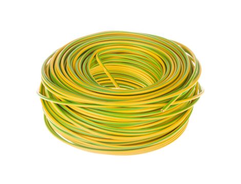 Przewód instalacyjny H07V-K (LgY) 4 żółto-zielony /100m/