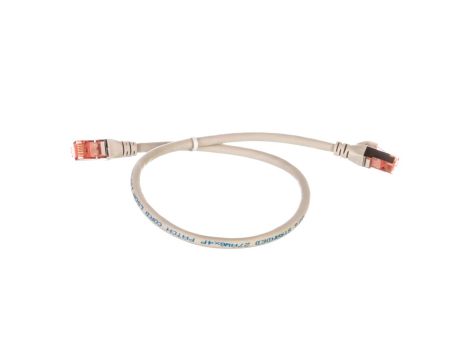 Kabel krosowy (Patch Cord) S/FTP kat.6 szary 0,5m DK-1644-005