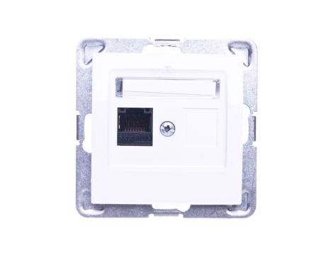 IMPRESJA Gniazdo komputerowe pojedyncze RJ45 kat.5e MMC białe GPK-1Y/K/m/00