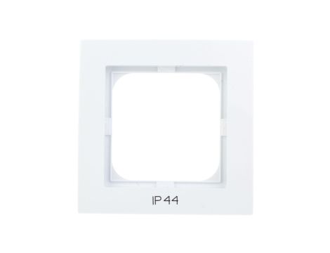 AS Ramka pojedyncza do łączników IP44 biała RH-1G/00