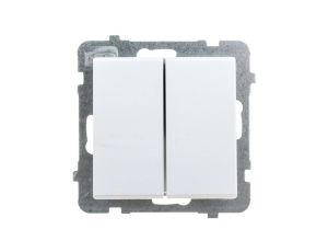 SONATA Łącznik schodowy podwójny biały ŁP-10R/m/00