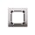 SONATA Ramka pojedyncza stal inox metal R-1RM/37