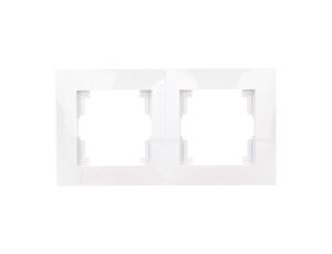 CARLA Ramka podwójna biała 1772-00