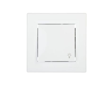 Przycisk Asfora światło biały z ramką EPH0900121
