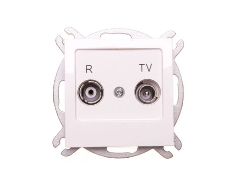 AS Gniazdo antenowe RTV końcowe 2,5-3dB ecru GPA-GK/m/27