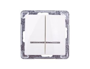 IMPRESJA Łącznik świecznikowy z podświetleniem ecru ŁP-2YS/m/27