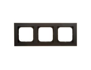 SONATA Ramka potrójna czarny metalik R-3R/33
