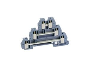 Złączka 3 piętrowa 2,5mm2 szara /euro ZUG/ 43504