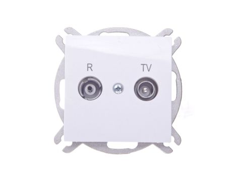 Sentia Gniazdo antenowe RD/TV końcowe białe 1452-10